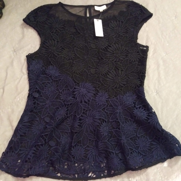 Deletta Anthropology peplum blouse - Picture 7 of 7